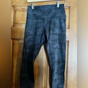 Black Camouflage Lululemon Leggings